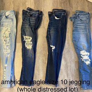 american eagle jeggings - read description*